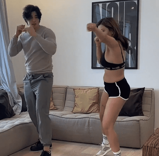 gattouzo x alina niat latihan boxing kena sodok