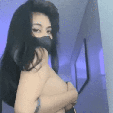 dj joice live bugil depan camera